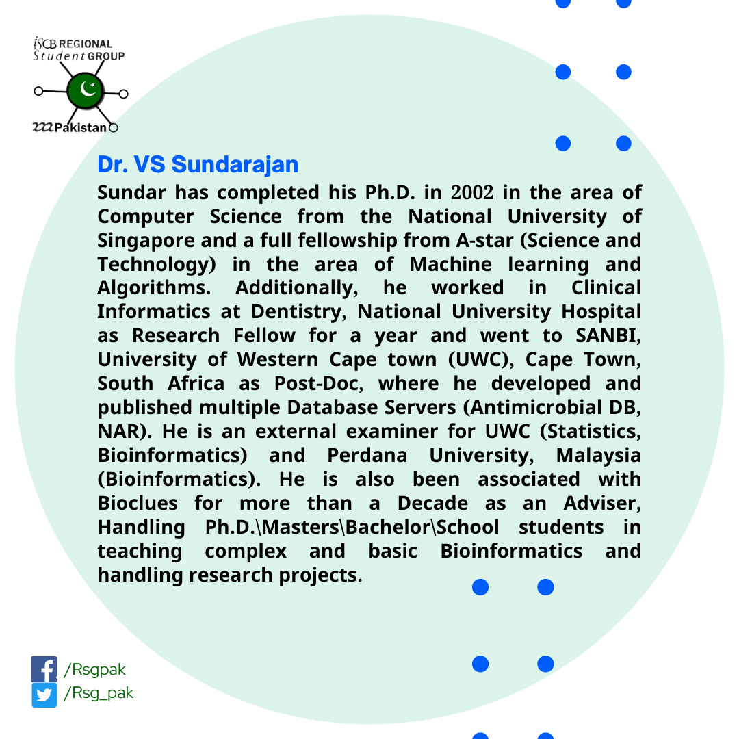 dr. VS Sundarajan, bio